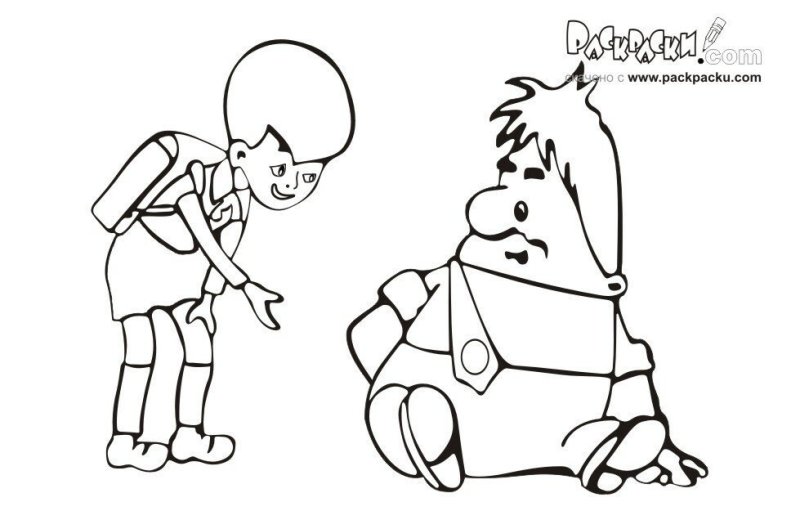 Карлсон раскраска