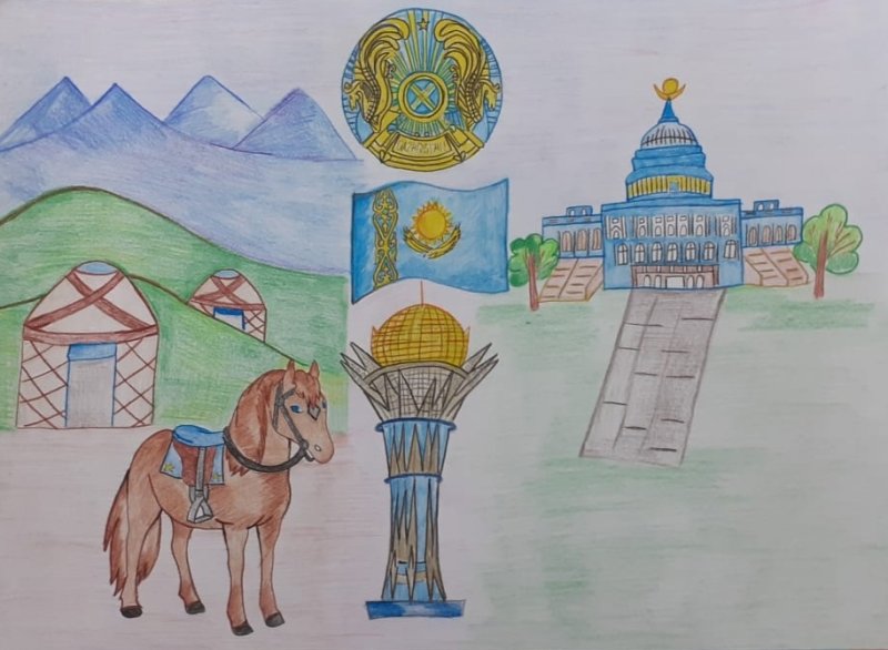 Рисунок мой Казахстан