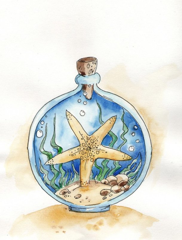 Рисунок на тему морская тематика