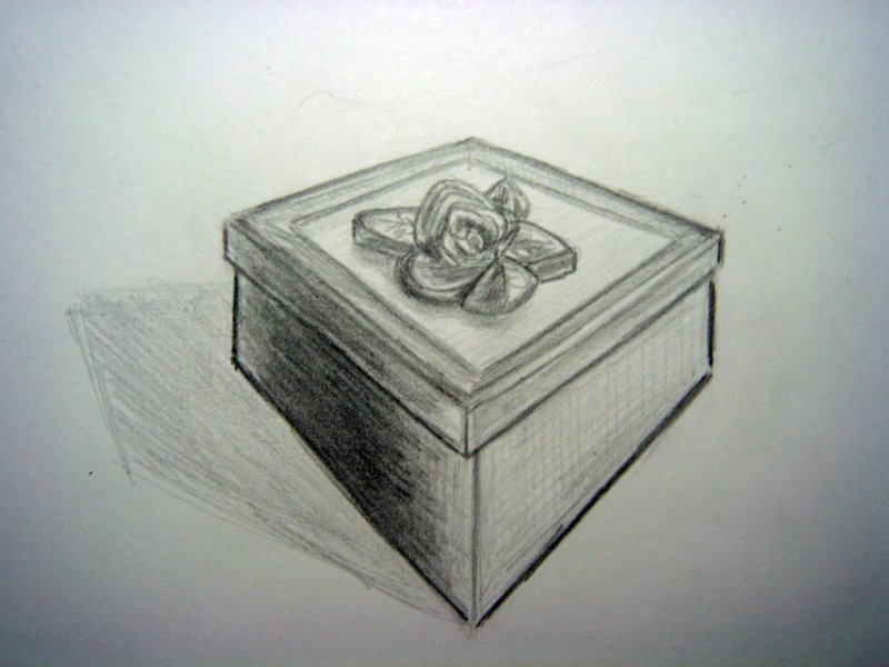 Шкатулка с рисунком