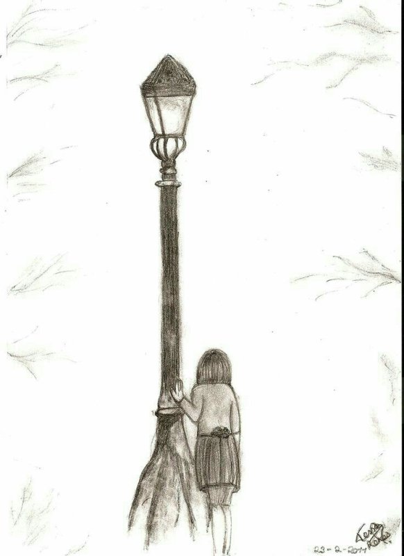 хроники нарнии фонарный столб