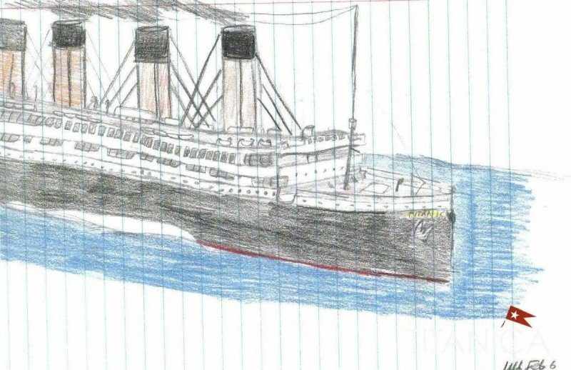 Рисунки Британик Титаник Олимпик