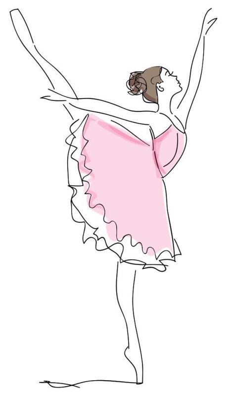 Нарисовать балерину