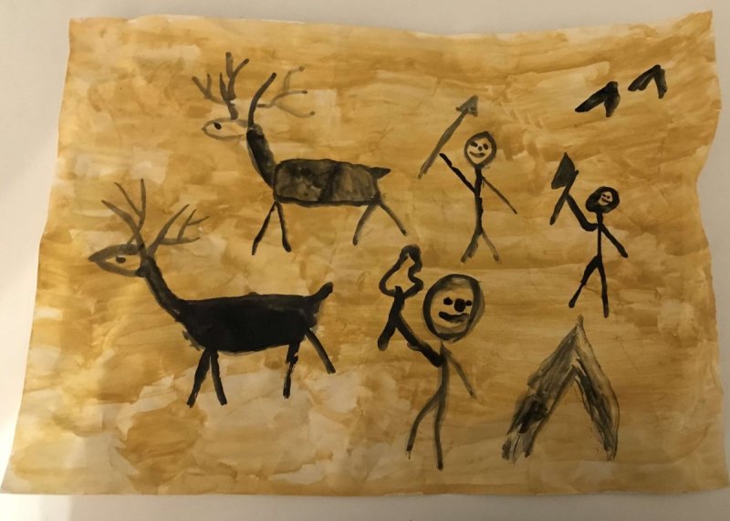 Наскальная живопись бушменов Неолит