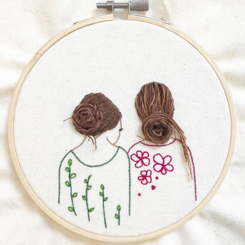 Креативная вышивка гладью