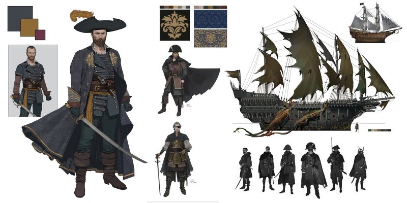 Капитан пиратов референс