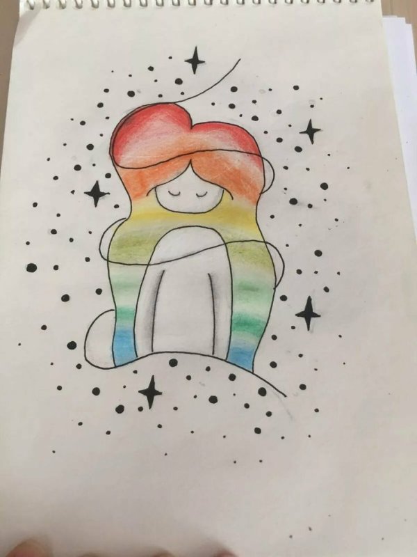 Лёгкий рисунок для скетчбука