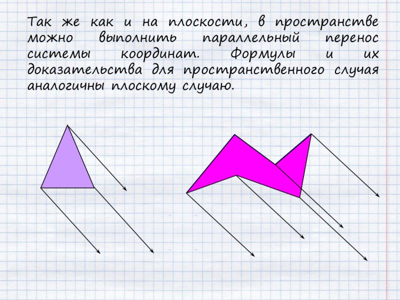 Движение геометрия параллельный перенос