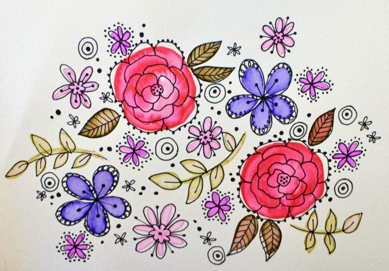 Цветы для рисования