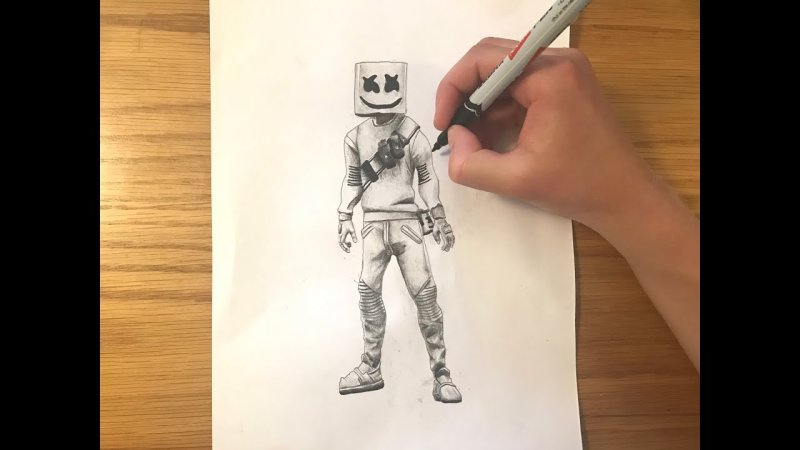 Рисунки ФОРТНАЙТ карандашом
