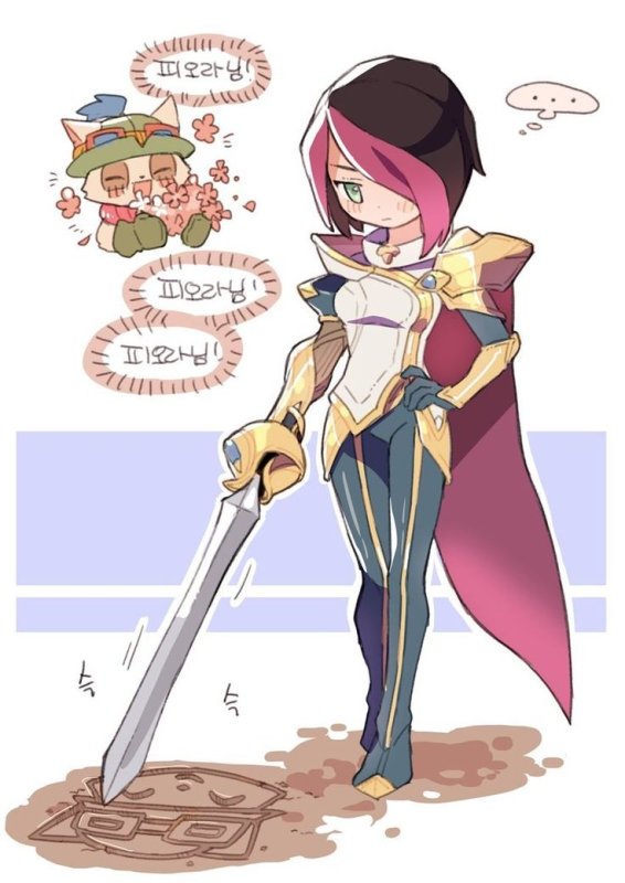 League of Legends Фиора арт