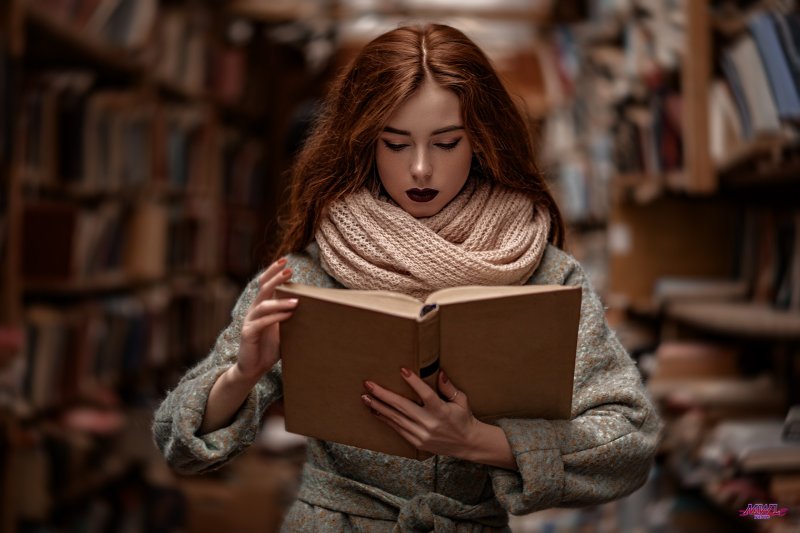 Фотосессия с книгами