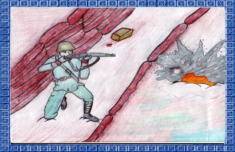 Рисунки на военную тему