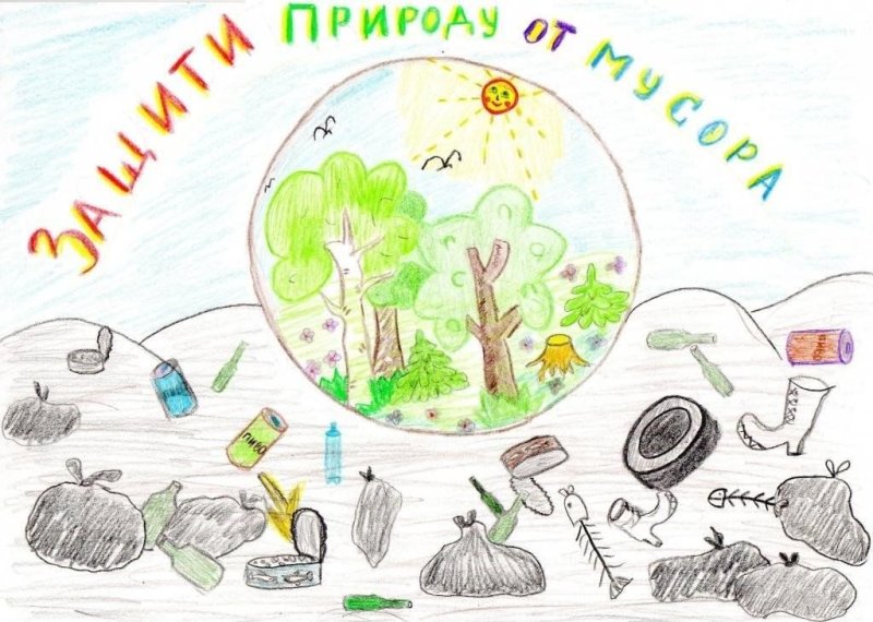 Плакат на экологическую тему