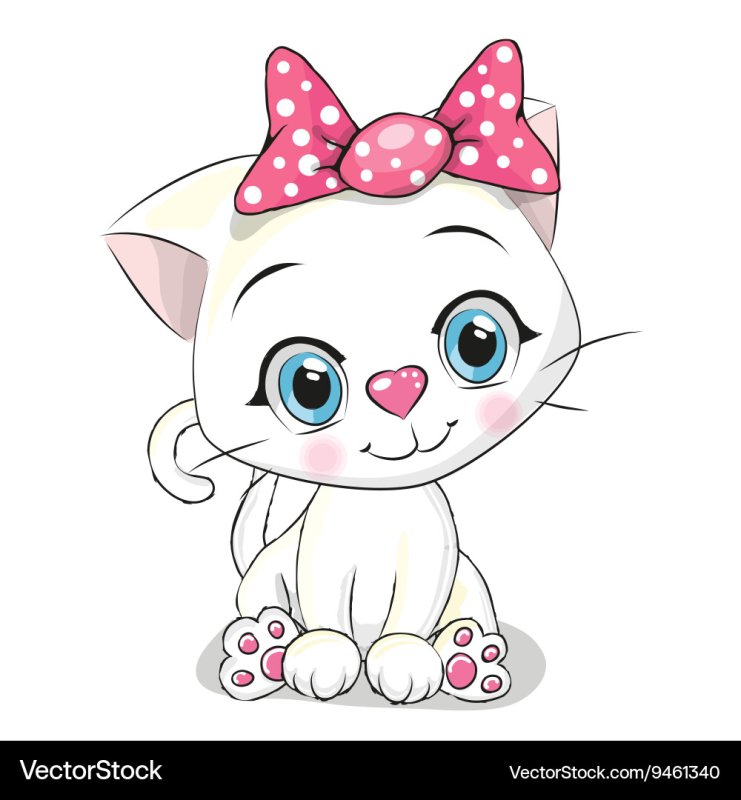 Кошечка мультяшная