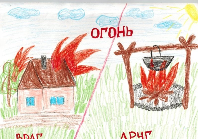 Огонь враг