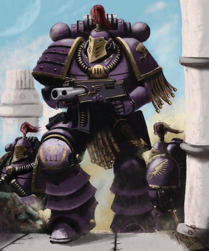 Warhammer 40000 Космодесант дети императора