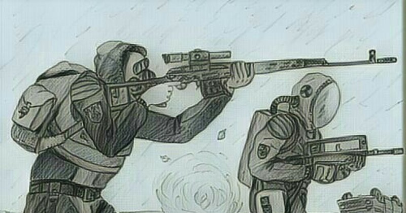 Сталкер рисунки