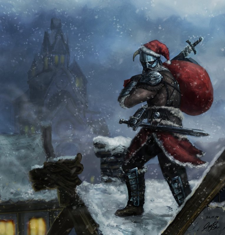 The Elder Scrolls Довакин арт