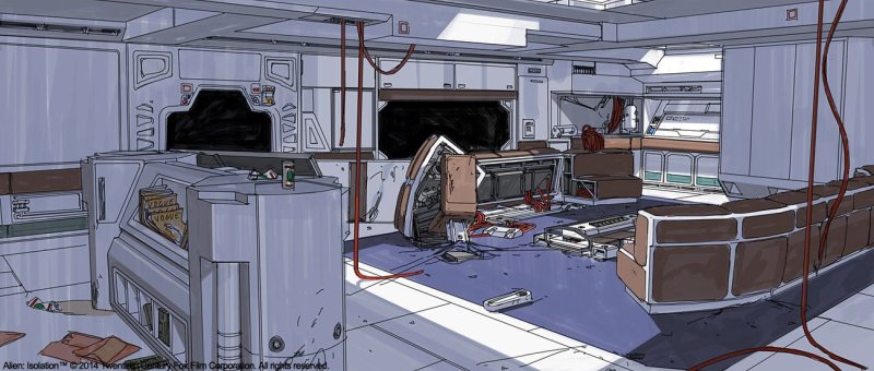 Alien Isolation корабль