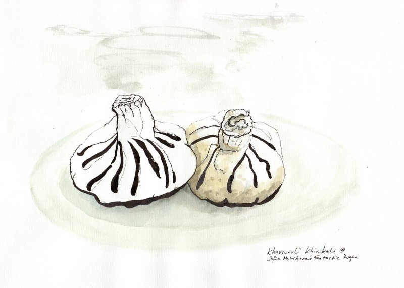 Хинкали рисунок