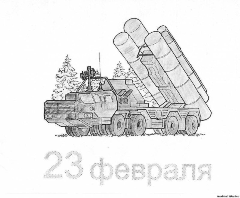 Рисунки военной техники