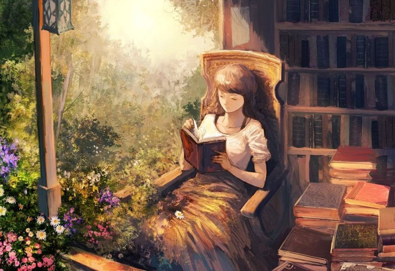 Девушка с книгой