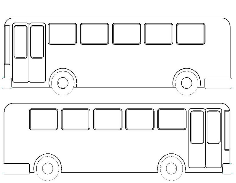 Рисование автобуса с дошкольниками