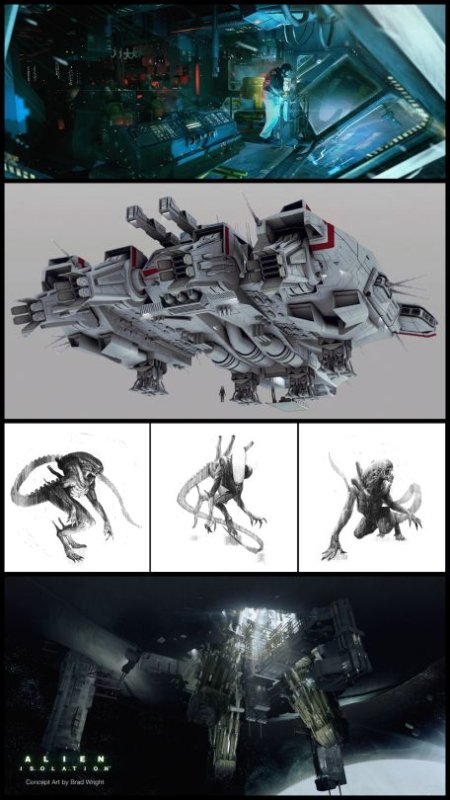 Alien Isolation корабль