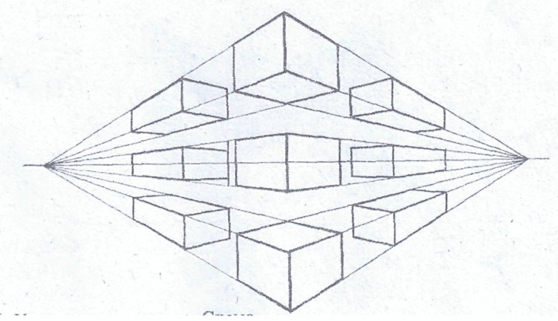перспектива куб