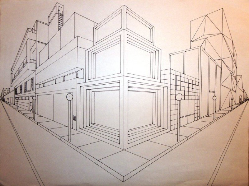архитектурные рисунки