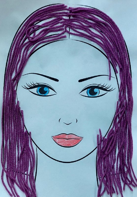 Креативный портрет мамы