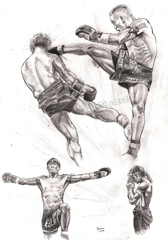 Эскизы для спортсменов