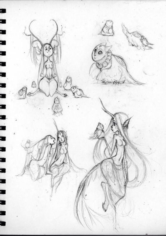 Наброски персонажей