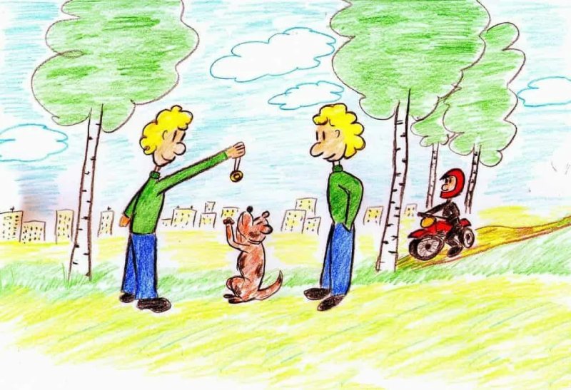 Приключения электроника рисунок