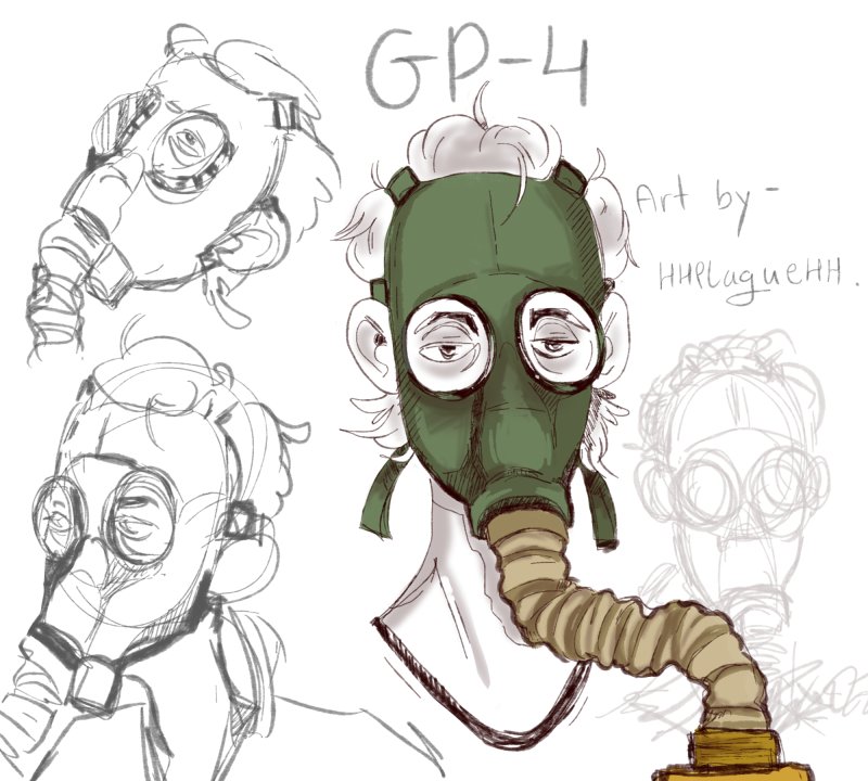 Противогаз рисунок