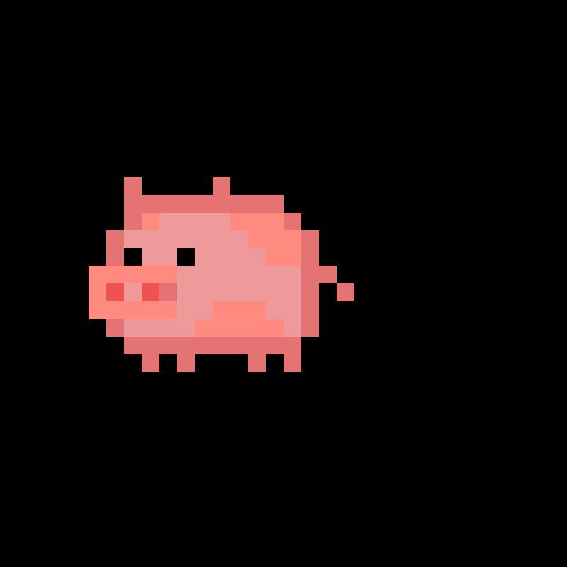 Pixel Pig инопланетянка