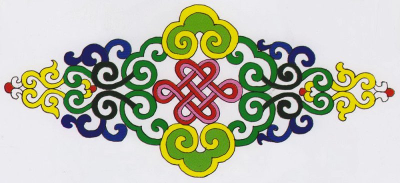Улзы Бурятский орнамент