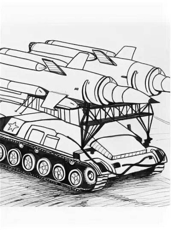 Раскраска боевые машины