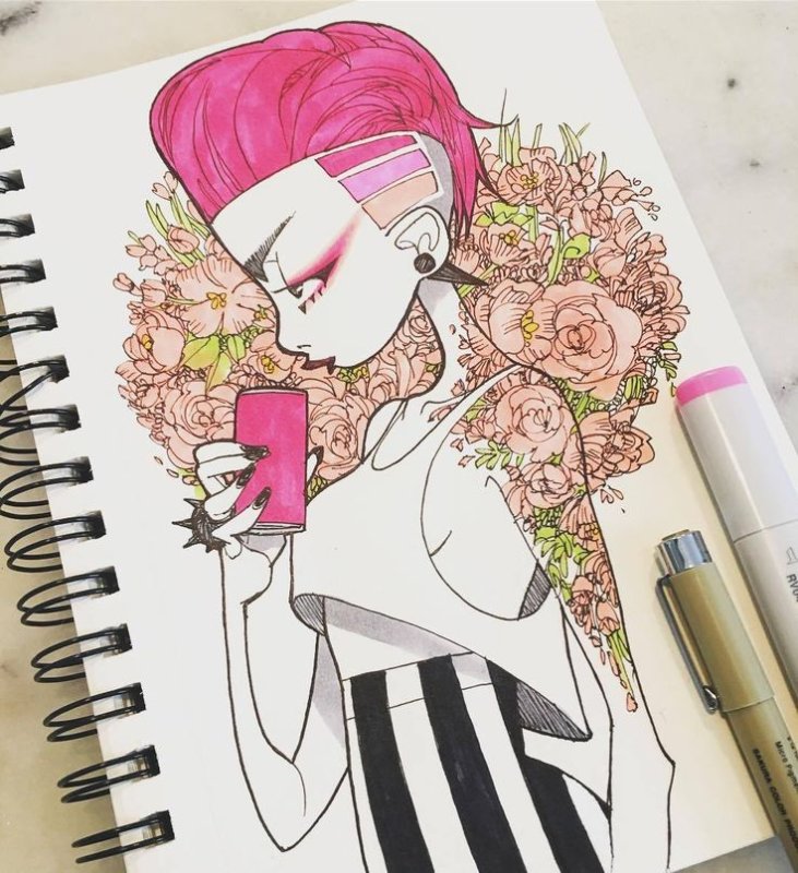 Красивые рисунки для скетчбука