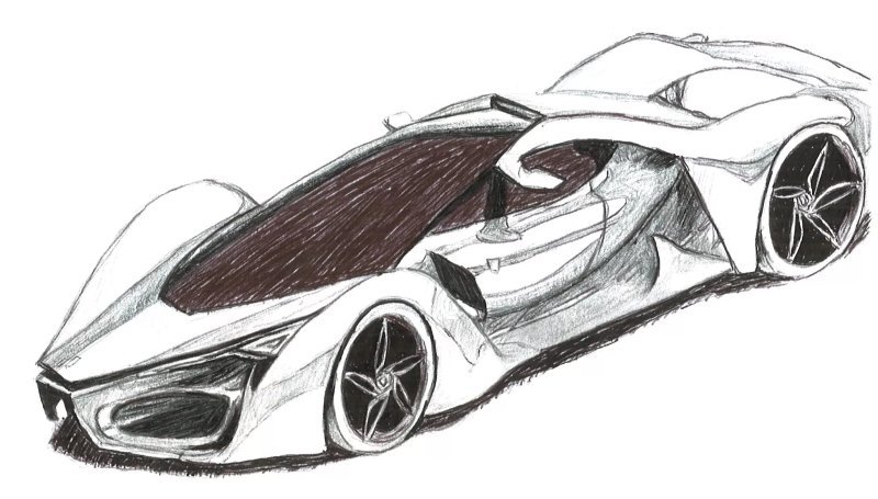 Эскиз автомобиля