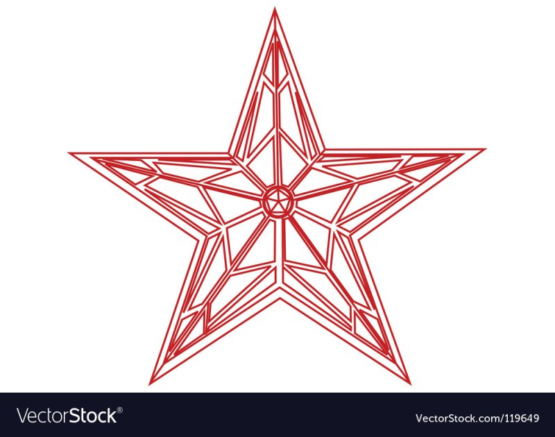 Кремлевская звезда рисунок