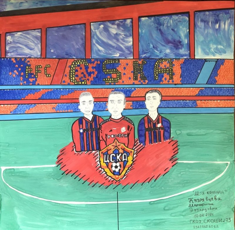 Рисунки ЦСКА футбол