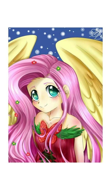 My little Pony аниме Флаттершай