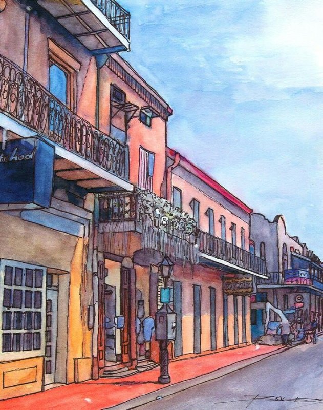 Watercolor New Orleans