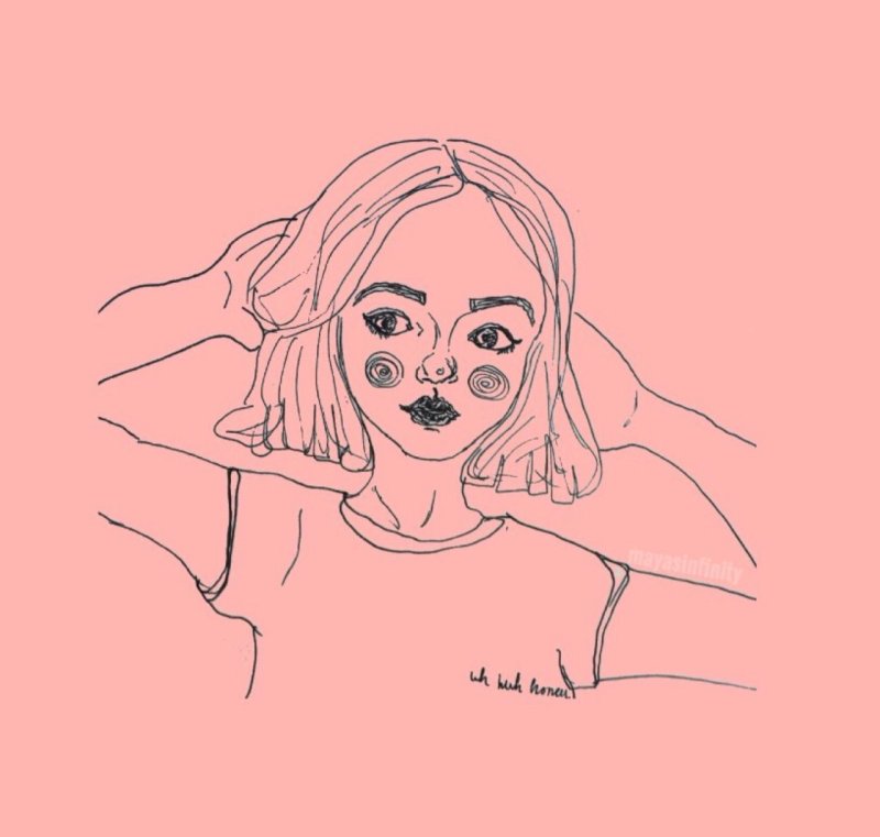 эстетичные рисунки для срисовки