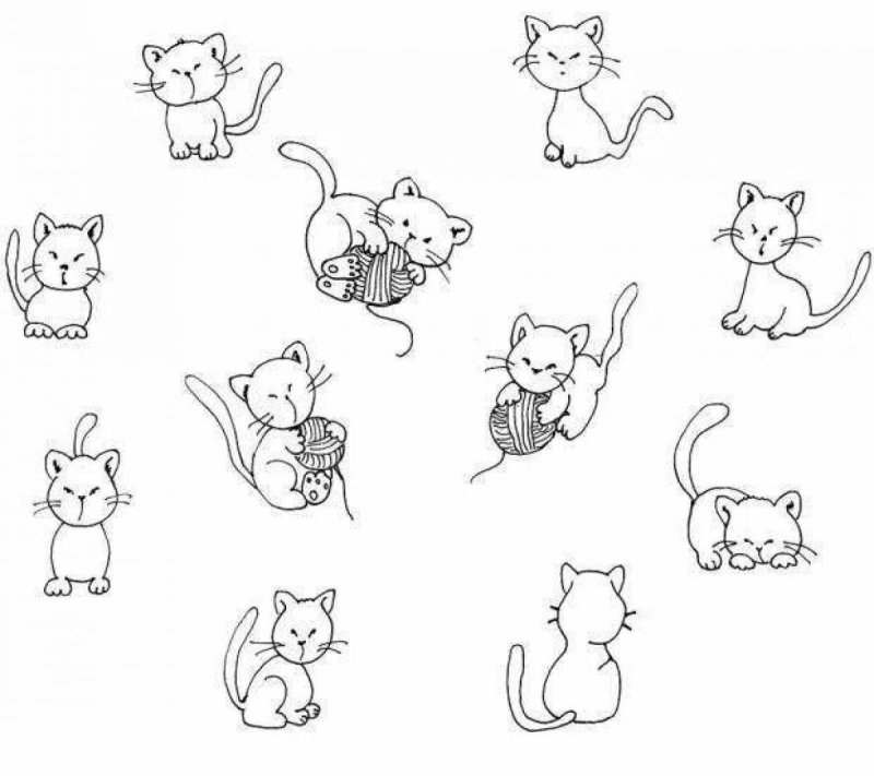 Мелкие рисунки для срисовки