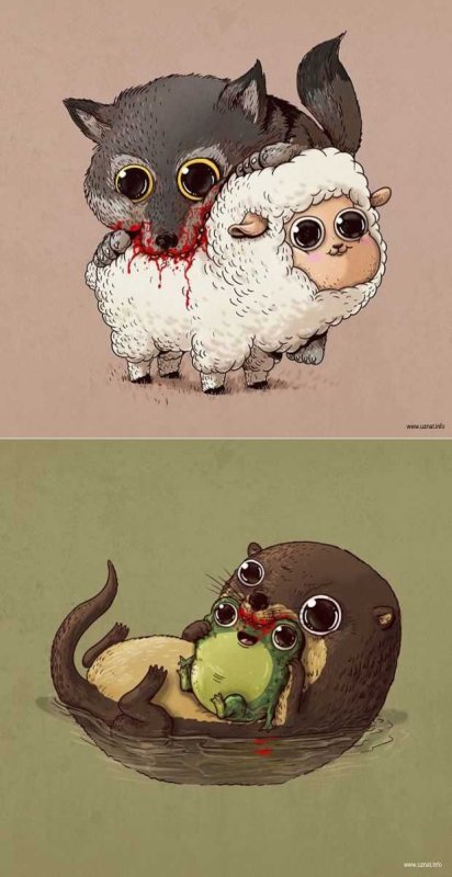 Рисунки милых животных