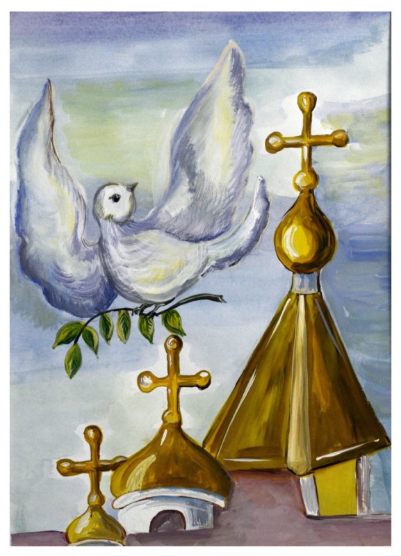 Детские православные рисунки