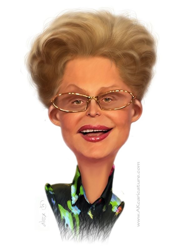 Елена Малышева карикатура
